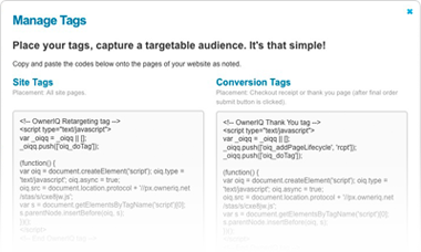 Manage Tags